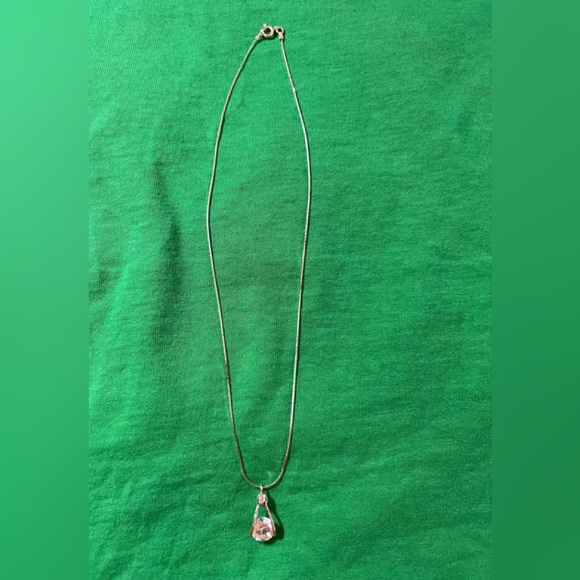 925 silver chain and earrings set, 17 inch long, - Picture 5 of 10